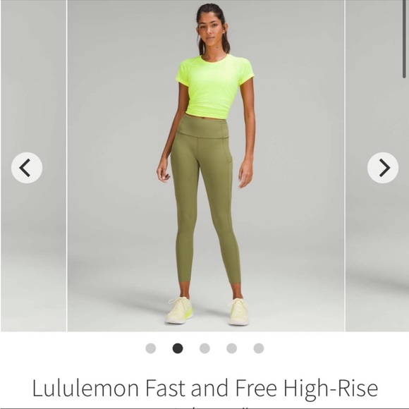 Lululemon Fast and Free HR 25” nulux Tight leggings | Sz 2 - Picture 13 of 15